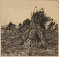 KG 18073
<br/>
Korenschoven bij de Wageningse Eng
<br/>
<em>Nachenius, Jan Coenraad (1890-1987)</em>